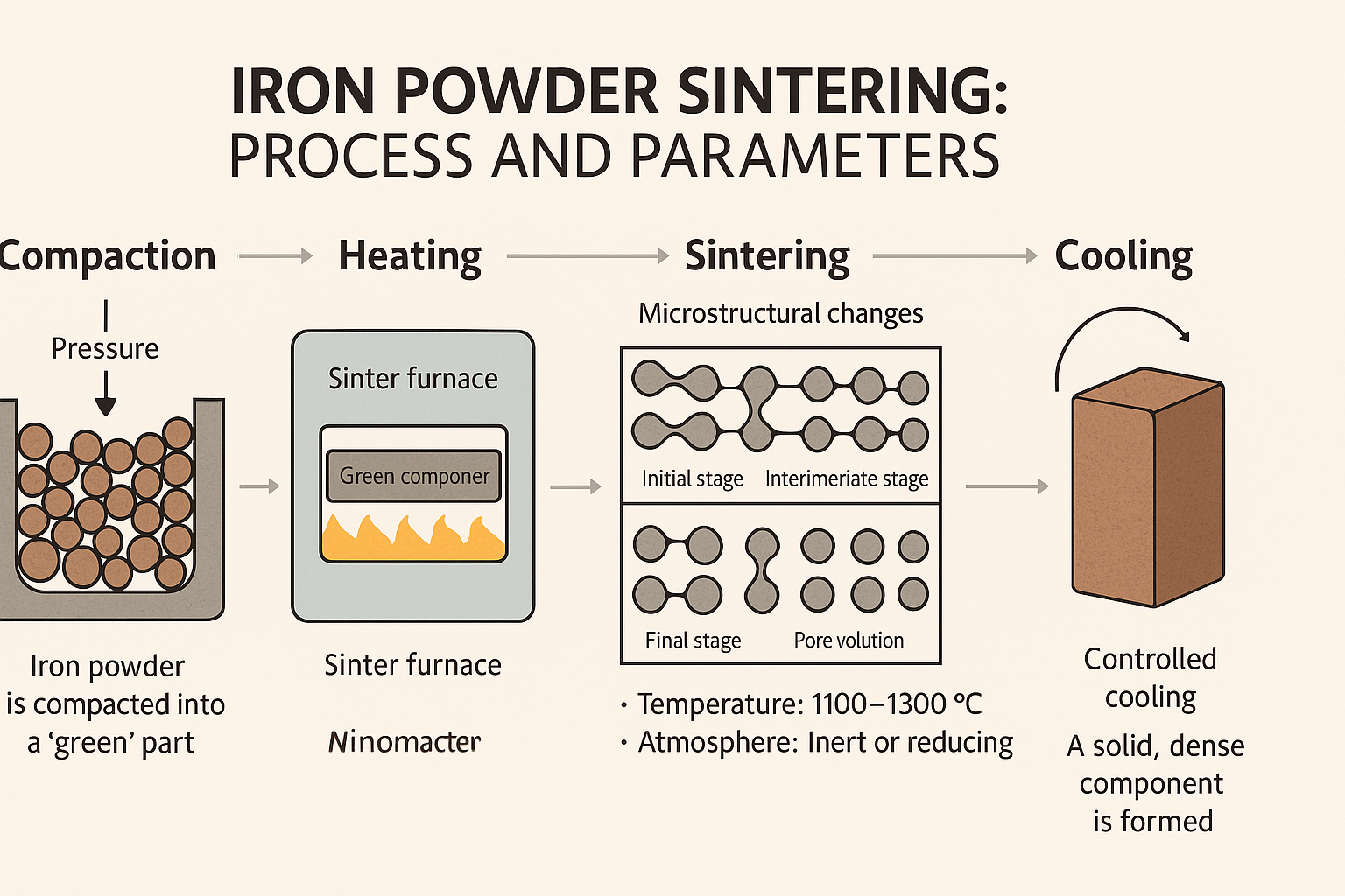 Iron Powder Sintering